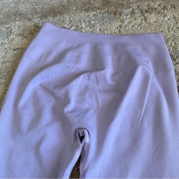 Alphalete Amplify Scrunch Butt Pants Digital Violet Seamless High Waist Leggings - Picture 3 of 10